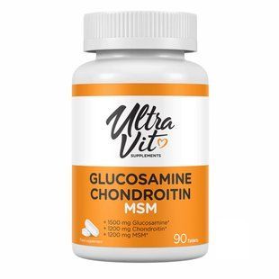 Ultravit Glucosamine Chondroitin MSM - 90 tabs 22189 фото