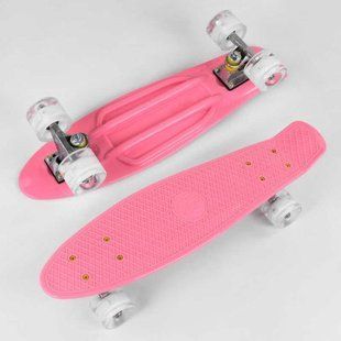 Скейт Пенні борд "Best Board", дошка = 55 см, колеса PU зі світлом, діаметр 6 см 268401 фото