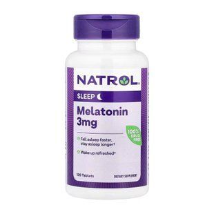 Melatonin 3mg - 120 tabs 31457 фото
