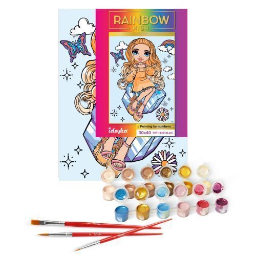 Картина по номерах "Rainbow High Poppy Rowan" 30х40 см 268856 фото