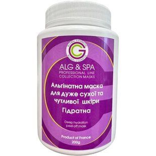 Альгінатна гідратна маска для дуже сухої та чутливої шкіри Deep Hydration Peel Off Mask ALG & SPA, 200г ALG012-200 фото