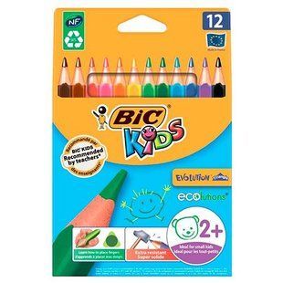 Олівці кольорові BIC Evolution, 12 шт. 281501 фото