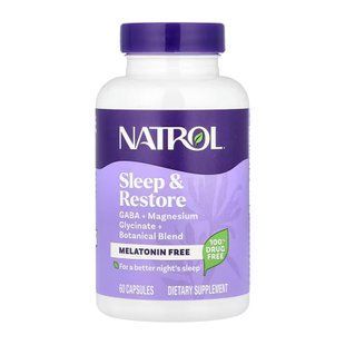 Sleep & Restore Melatonin Free - 60 caps 31459 фото