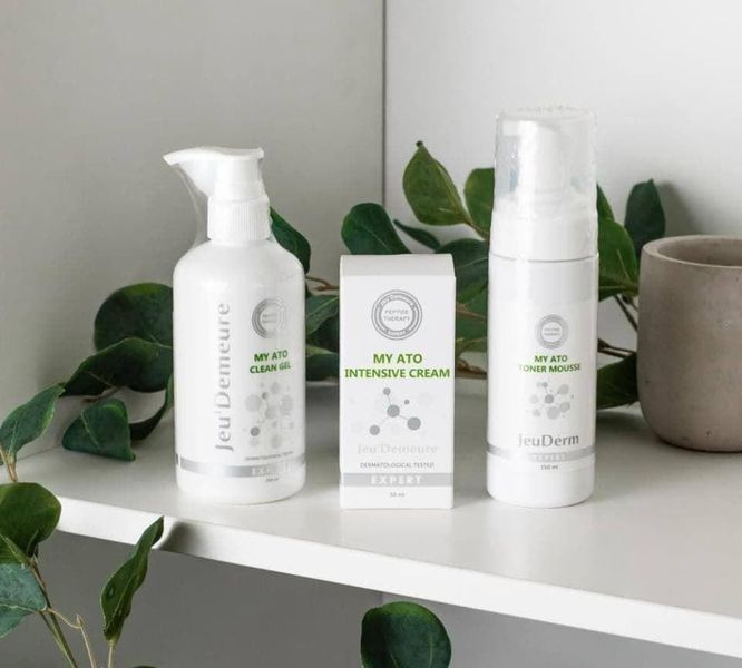 Заспокійливий крем для чутливої та сухої шкіри обличчя My Ato Intensive Cream JeuDerm, 50 мл JDJ0012 фото