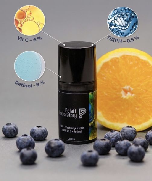 Пеларт Антиоксидантний Крем навколо очей із вітаміном C+ Ретинол Pelart Laboratory Anti &mdash; Stress Eye Cream, 30 мл LB005 фото