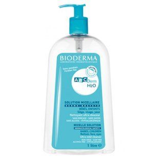 Біодерма АВСДерм міцелярна вода для дітей Bioderma АВСDerm Н2О Micellar Water 1 л 28810В фото