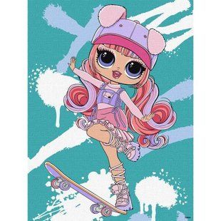 Картина за номерами "L. O. L. Surprise! Tweens Skate Dance Ali Dance 2" 30х40 см 267814 фото