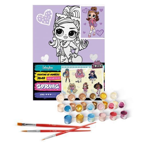 Картина за номерами "L.O.L. Surprise! Tweens. Fancy Gurl" 30х40 см 262839 фото