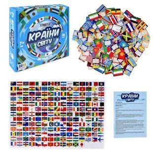 Настільна гра "Країни світу" (укр) 285384 фото