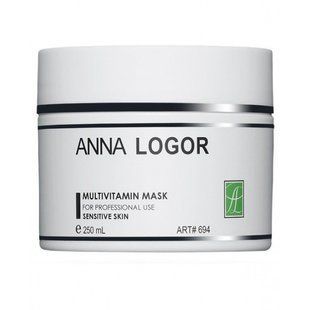 Мультивітамінна гелева маска для чутливої шкіри Anna Logor Multivitamin Mask 250 мл AL694 фото