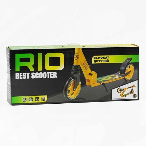 Самокат двоколісний Best Scooter R - 23617 (4) колеса PU 145мм, передній амортизатор, алюмінієве гальмо, в коробці 269337 фото