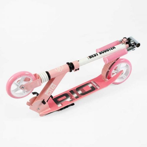 Самокат двоколісний Best Scooter R - 23617 (4) колеса PU 145мм, передній амортизатор, алюмінієве гальмо, в коробці 269337 фото