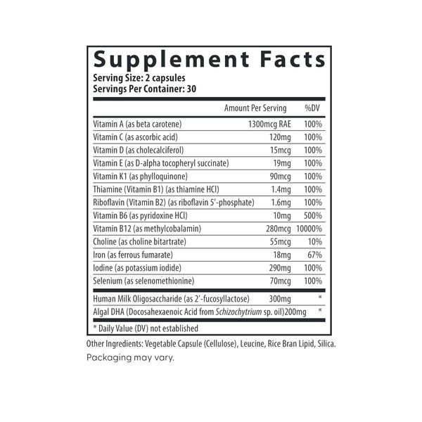Postnatal Multivitamin Essentials with DHA - 60 caps 31860 фото