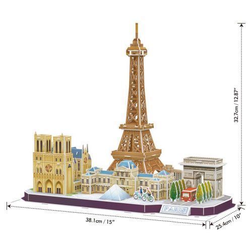 ТРИВИМIРНА ГО ЛОВОЛОМКА-КОНСТРУКТОР CITY LINE PARIS 280893 фото