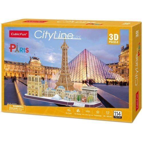ТРИВИМIРНА ГО ЛОВОЛОМКА-КОНСТРУКТОР CITY LINE PARIS 280893 фото