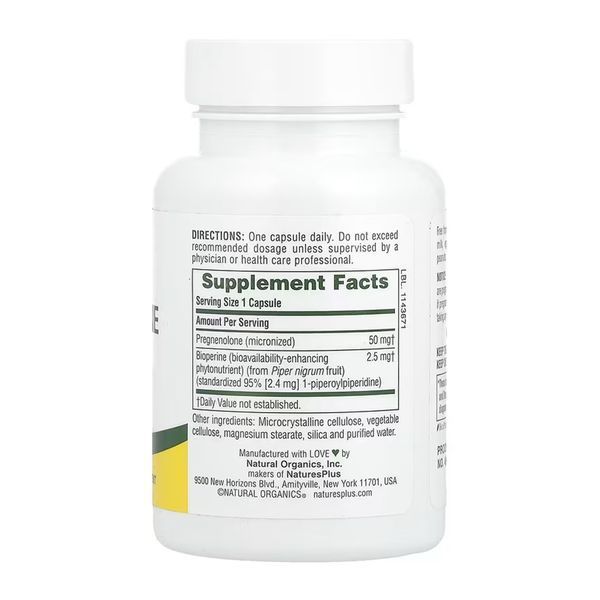Ultra Pregnenolone with Bioperine - 60 caps 31337 фото